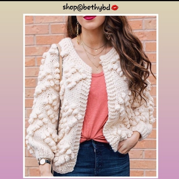 Belle of the Ball Couture Boutique Sweaters - 5🌟star rated💼 Handmade Oversized Chunky Sweater